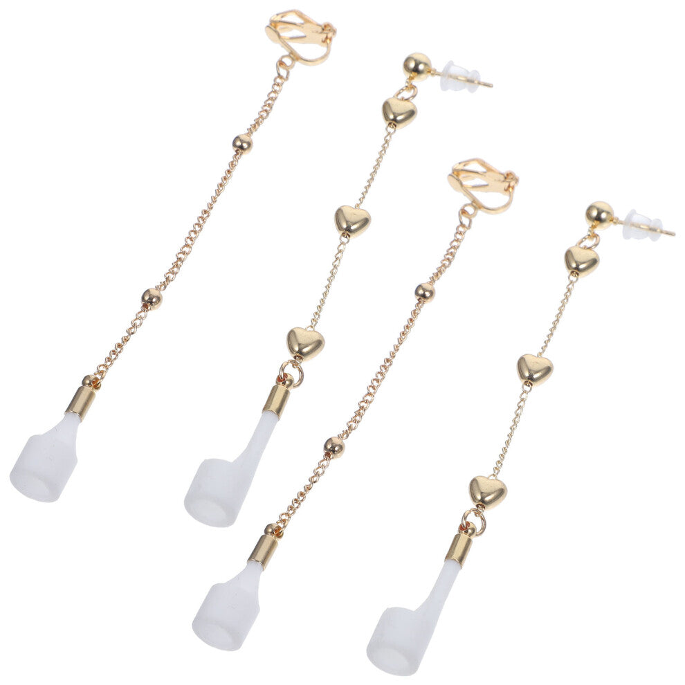 Portable Lost Chain For Earphones Earbud Earring Holder Earphones