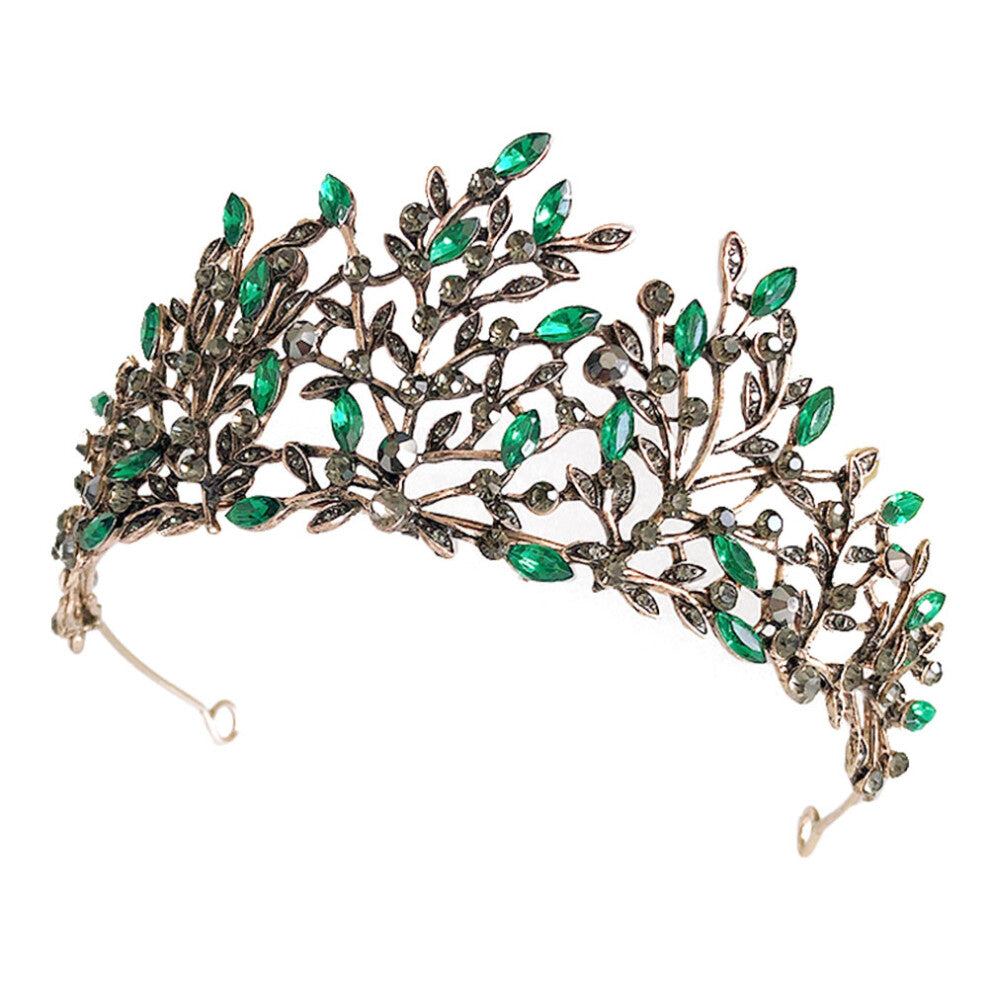 Retro Leaf Hair Accessories Bridesmaid Wedding Tiara Head Jewelry