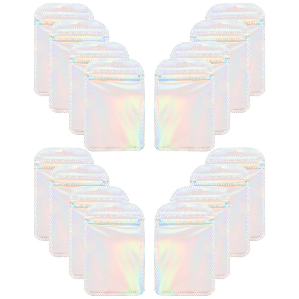 50pcs Portable Earrings Sealing Storage Jewelry Charms Bags UK