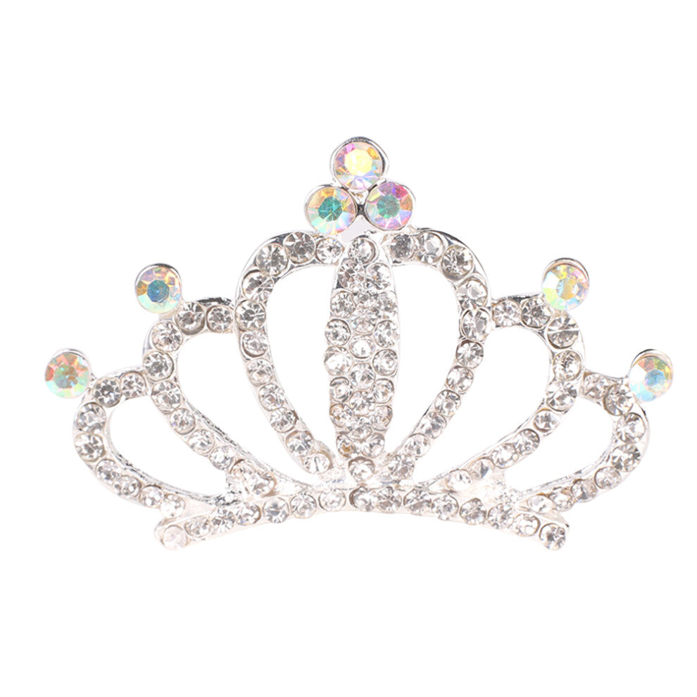 Crowns For Kids Rhinestone Child Hair Accessories Girls Headwear