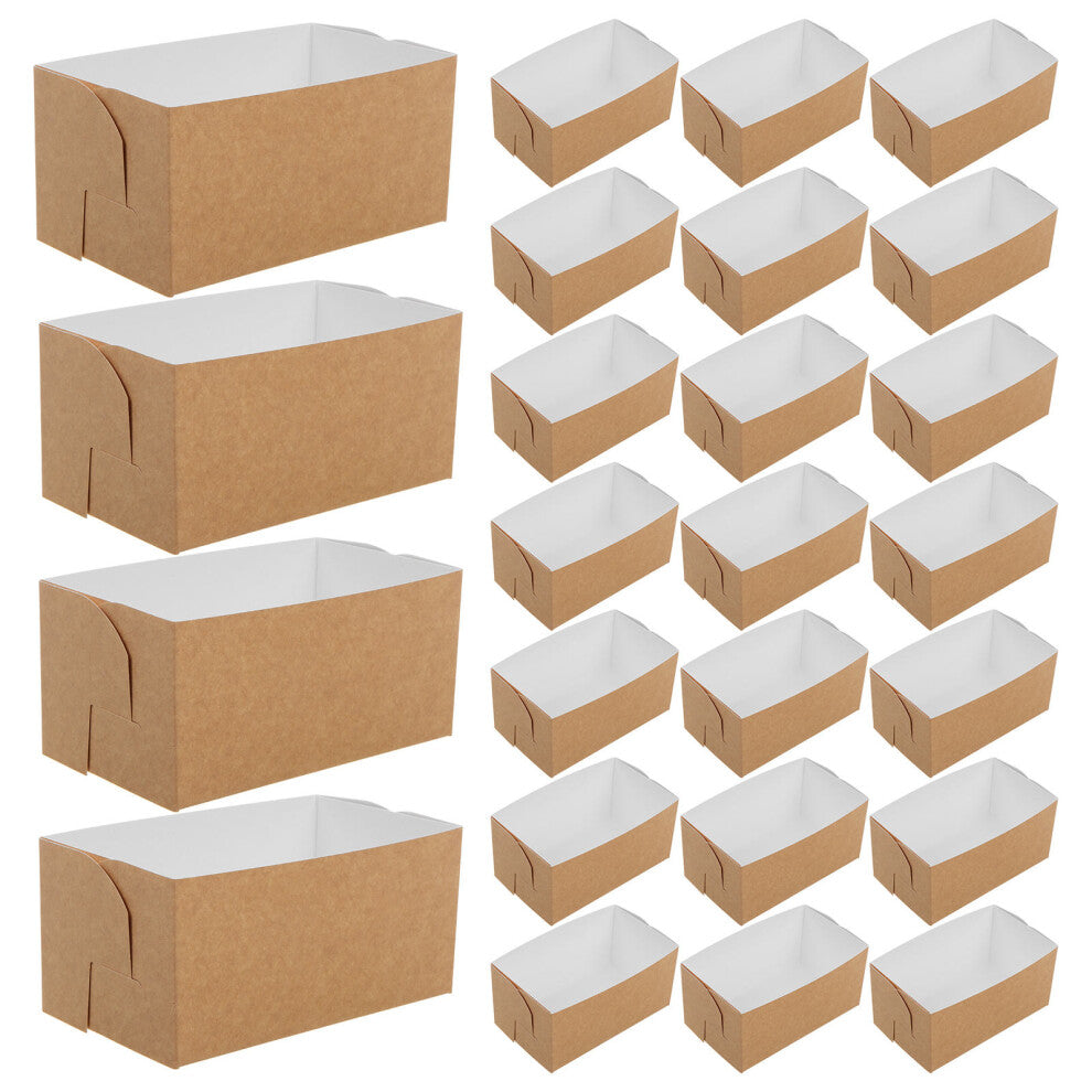 Masteelf 50 Pcs For Sandwich Paper Wraps 餐 盒子 15.00x9.00x7.50cm