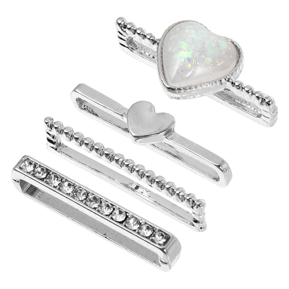 Manlingda 4pcs Watch Band Charms For Band
