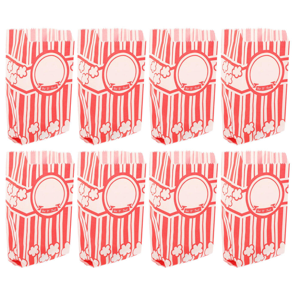 100 Pcs Reusable Popcorn Containers Portable Snack Bags Child