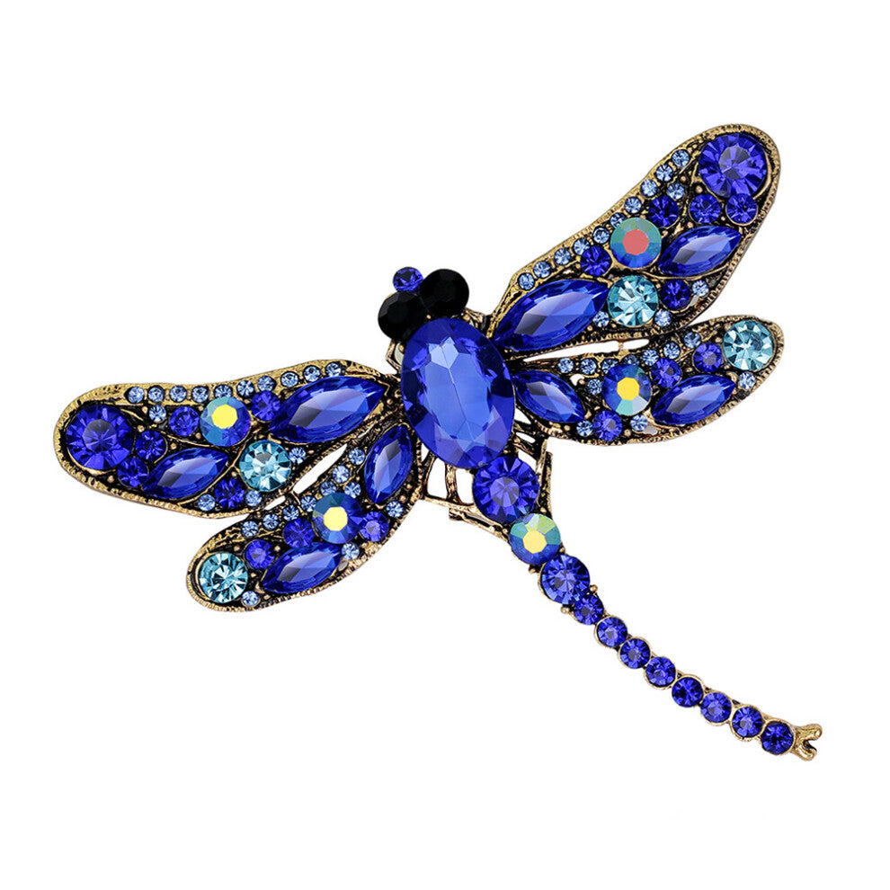 Dragonfly Sweater Cardigan Clip Dragonfly Brooch Blue 1pack
