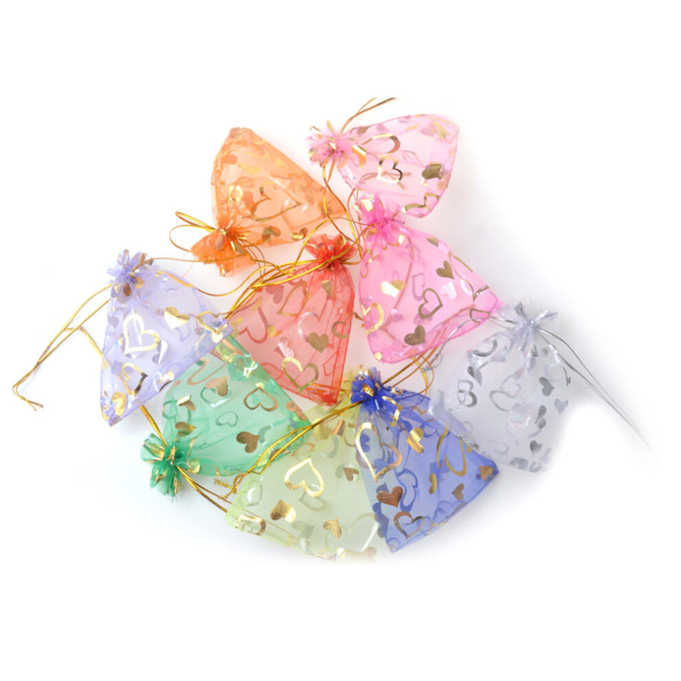 100 Pcs-Set Little Bags For Jewellery Drawstring Jewelry Pouch Gift