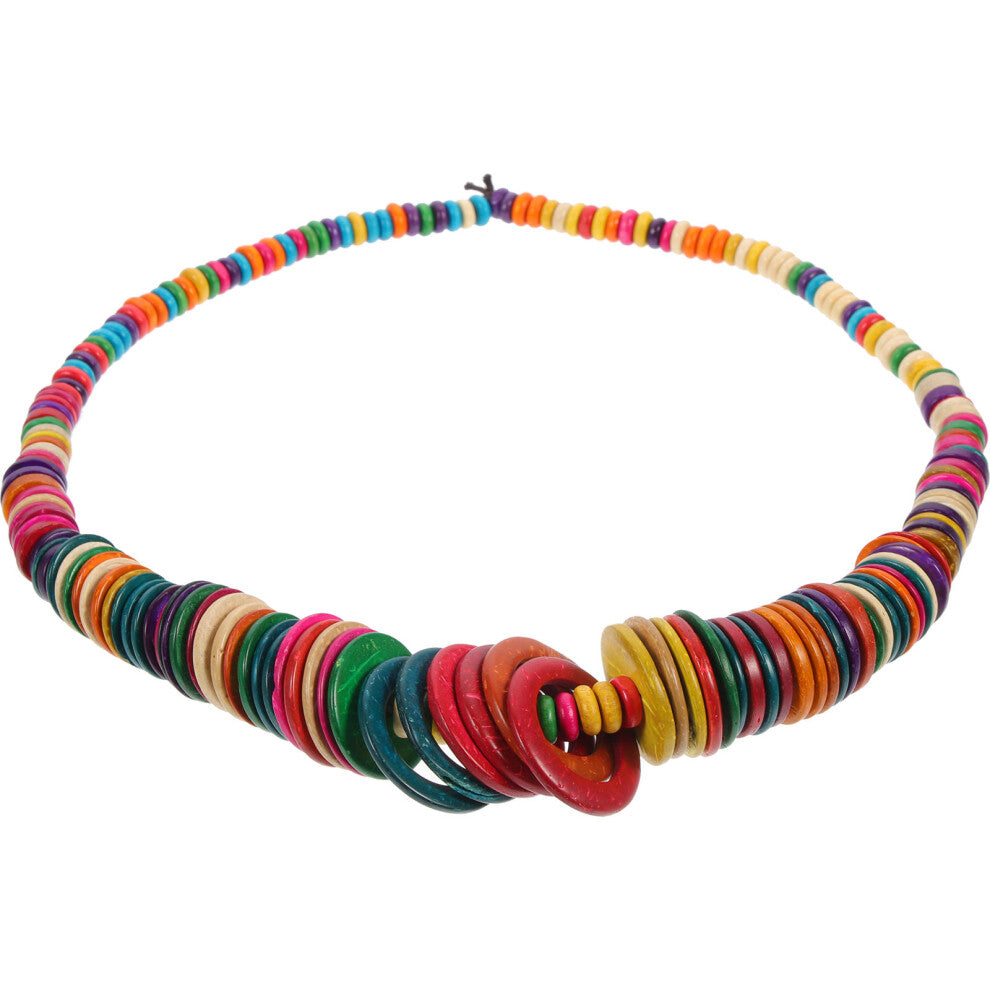 Pendant Necklace For Women Costume Jewellery Coconut Shell Ladies