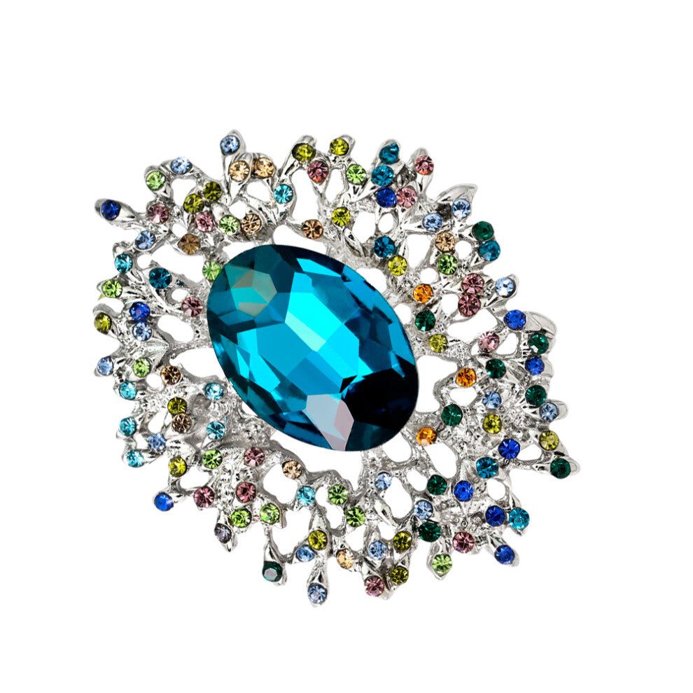 Hallow Out Brooch Cardigan Suit Brooch Decor Delicate Snowflake