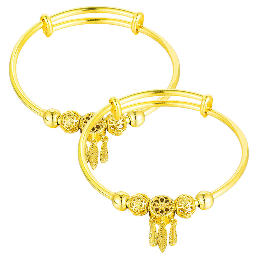 2 Pcs Charms Necklace Dream Catcher Bracelet Miss