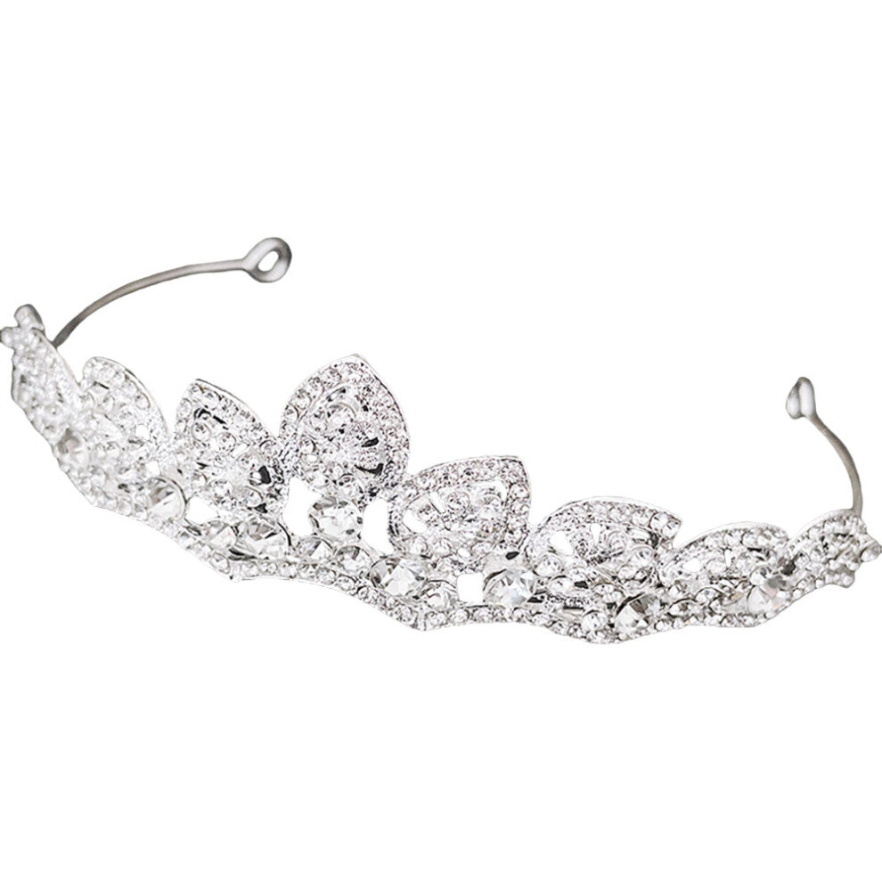 5pcs Diamond Tiara Rhinestone Grace Hair Accessories Bride