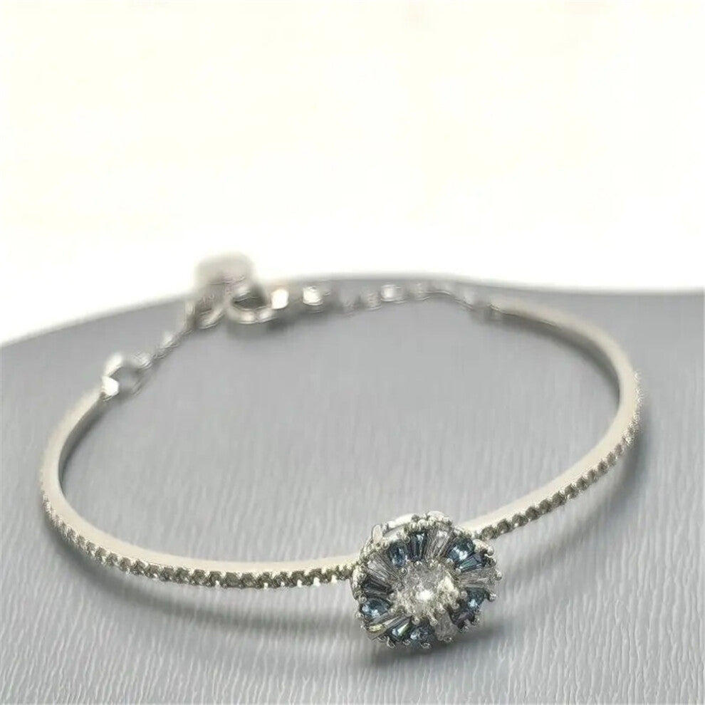 (B003) Original 2025 Clover Earring Trendy Crystal Jewelry Set for Women Flower Clover Necklace Bracelet Jewelry Party Accessories