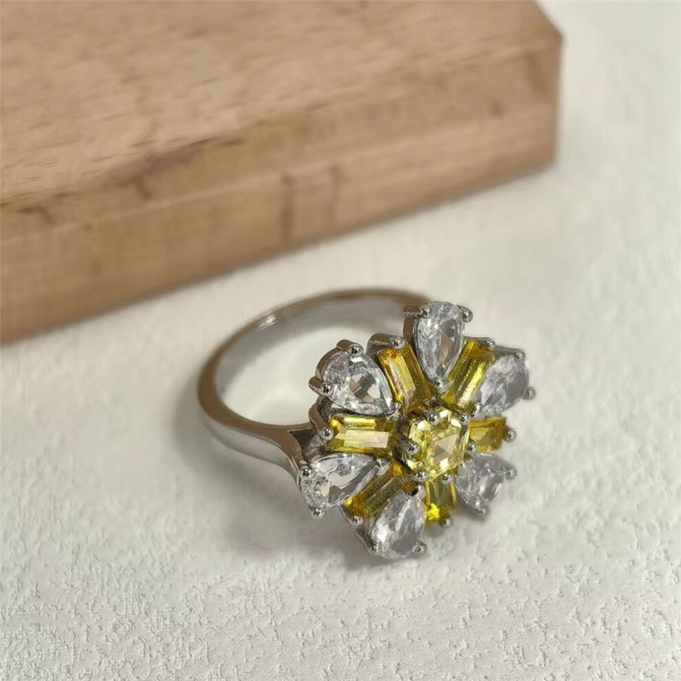 (Size 6 52mm) Original 2025 Clover Earring Trendy Crystal Jewelry Set for Women Flower Clover Necklace Bracelet Jewelry Party Accessories