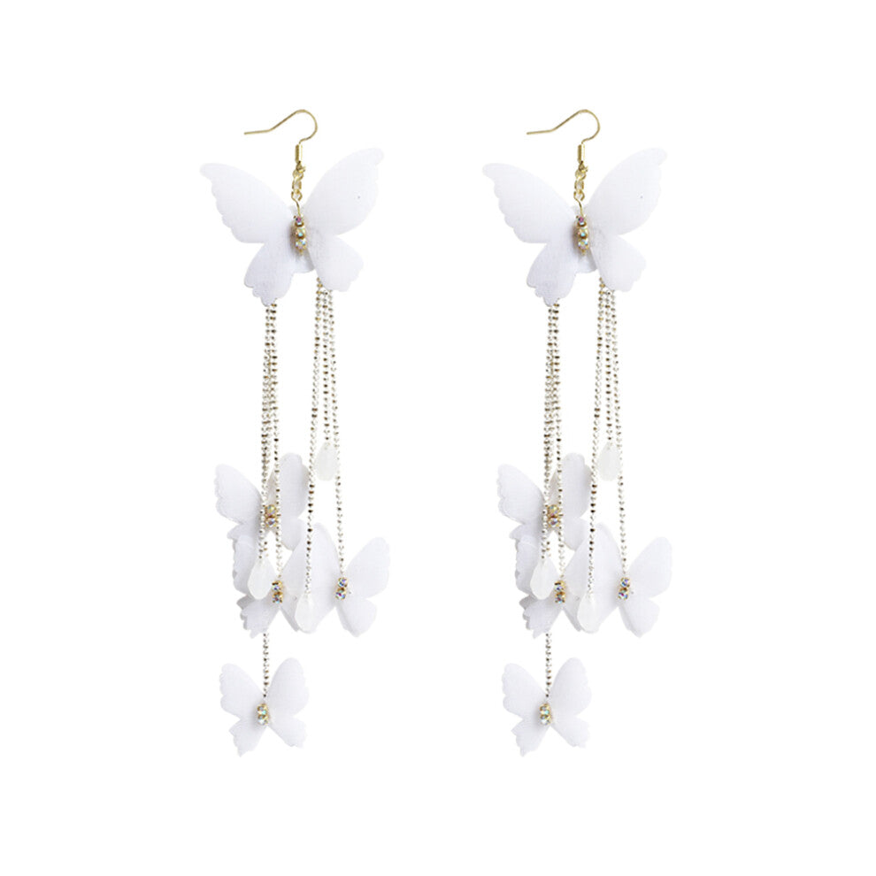 1 Pair Accessories Women'S White Flowers