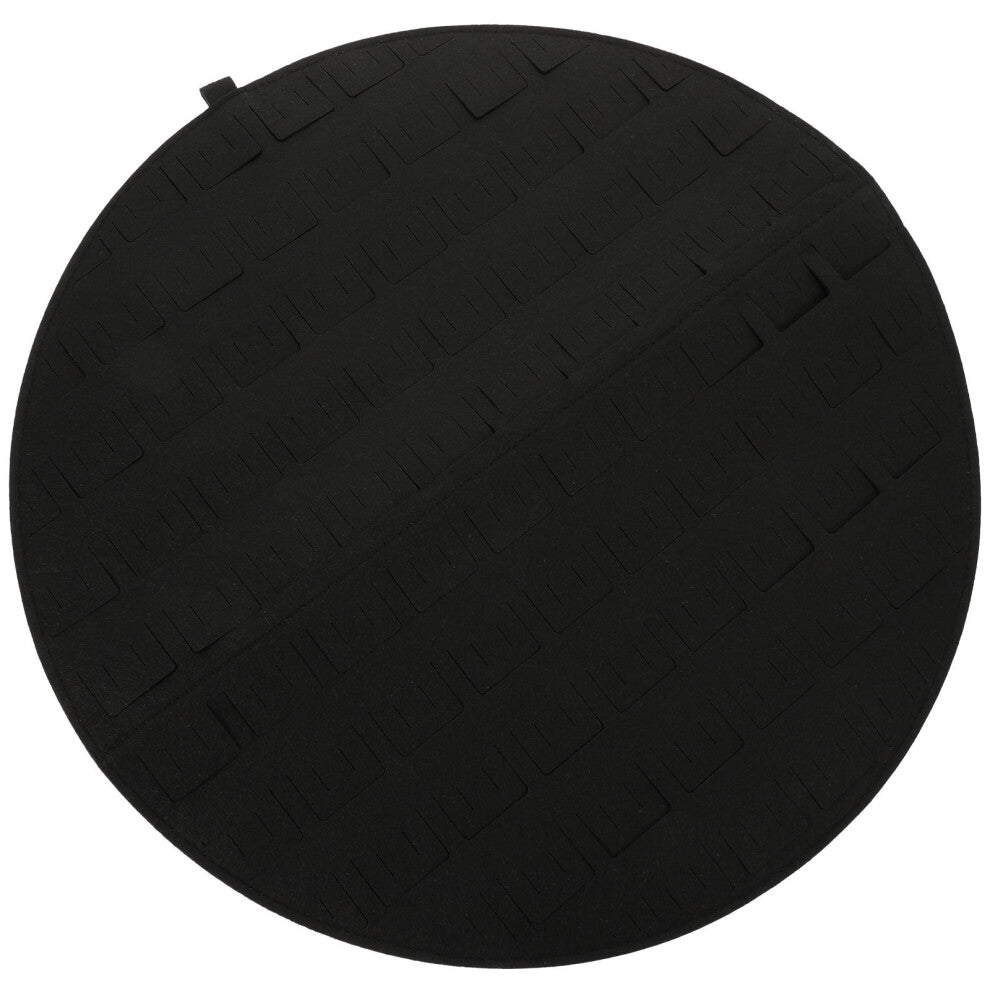 Wall Mounted Jewelry Holders Black Felt 1pack 15.7x15.7in