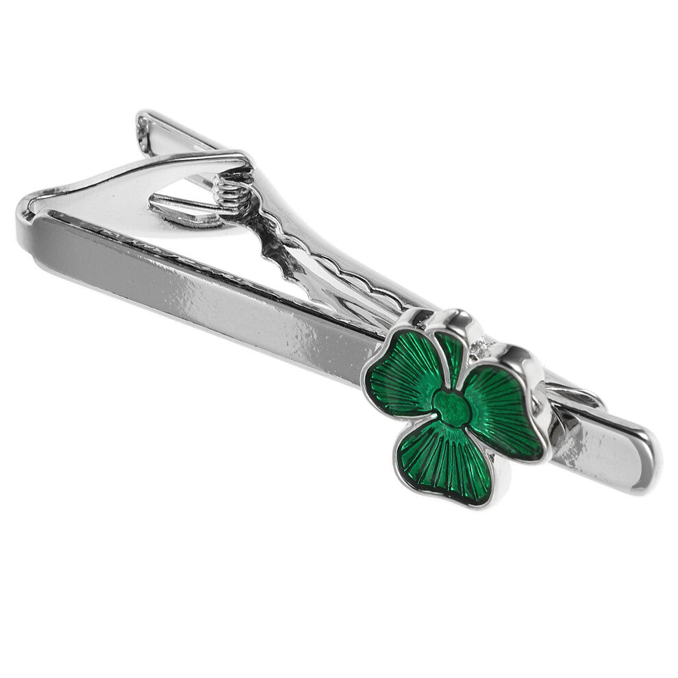 Tie Clip Lucky Shamrock Accessories Decorative