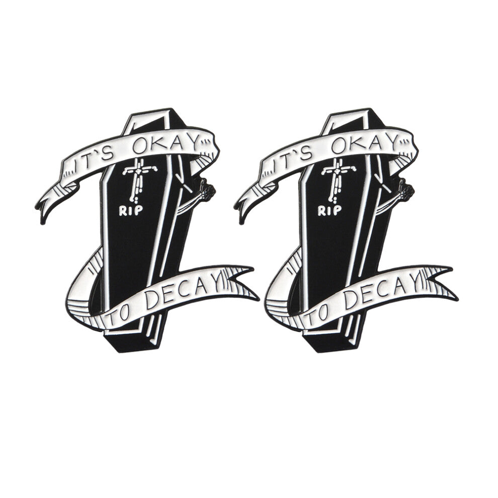 3 Pcs Hair Accessories For Women Vintage Brooch Oil Drip Breastpin