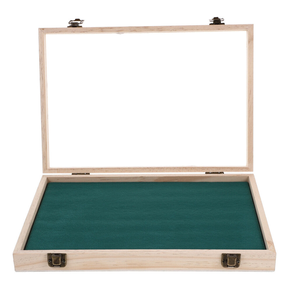 Box Desktop Top Cover Wood Travel