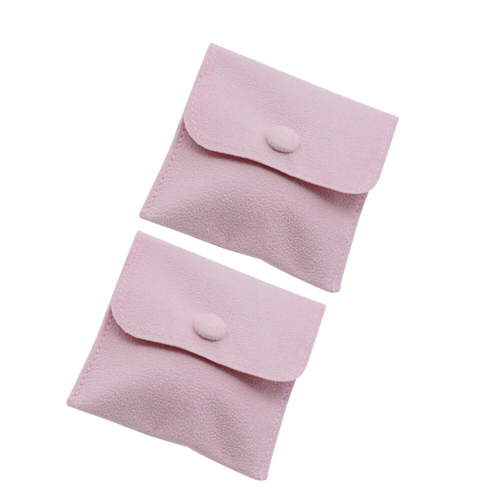 2 Pcs Girls Purses Engagement Ring Jewelry Storage Bag Pouch