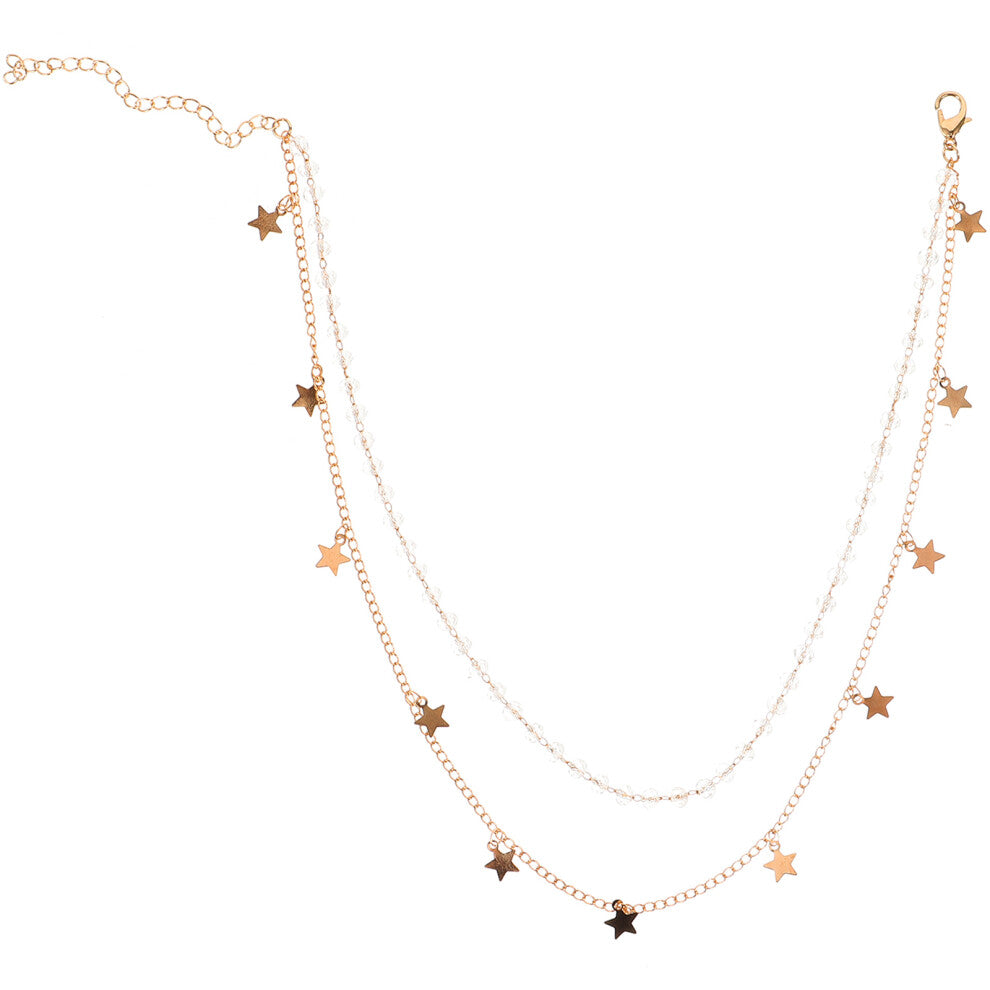 Pentagram Necklace Women'S Jewellery Bead Beaded Necklaces