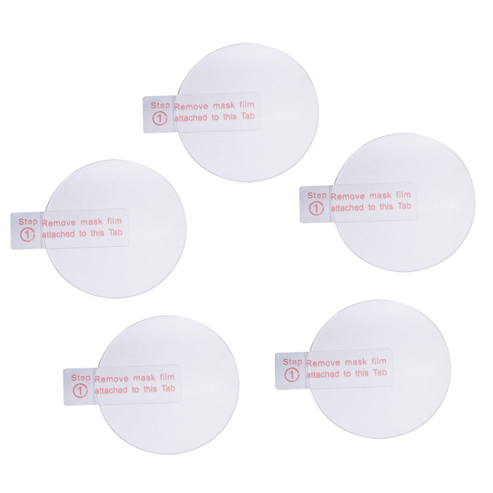 5 Pcs Watch Glass Replacement Round Screen Protector Tempered Film
