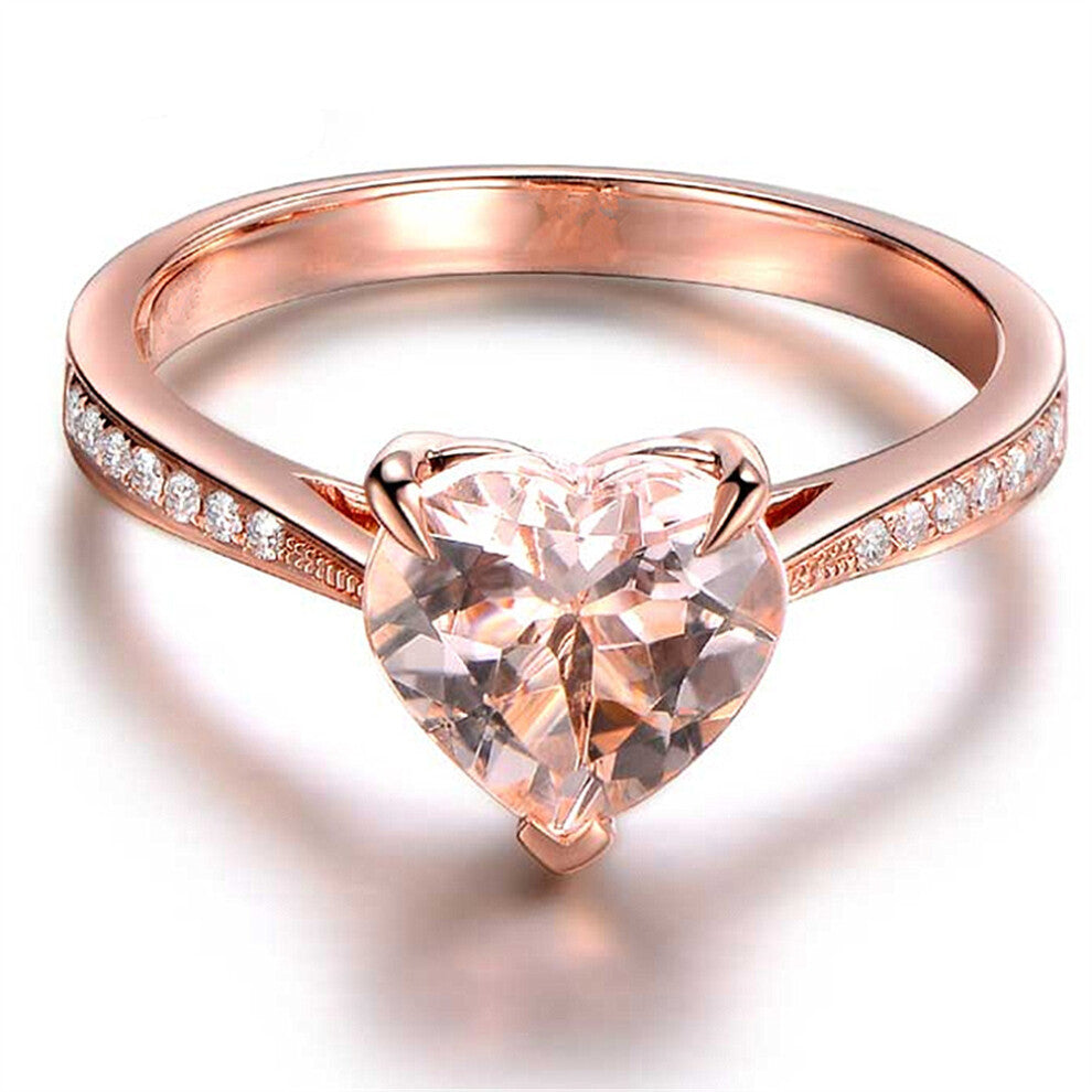 Women Alloy With Filled Inlaid For Engagement