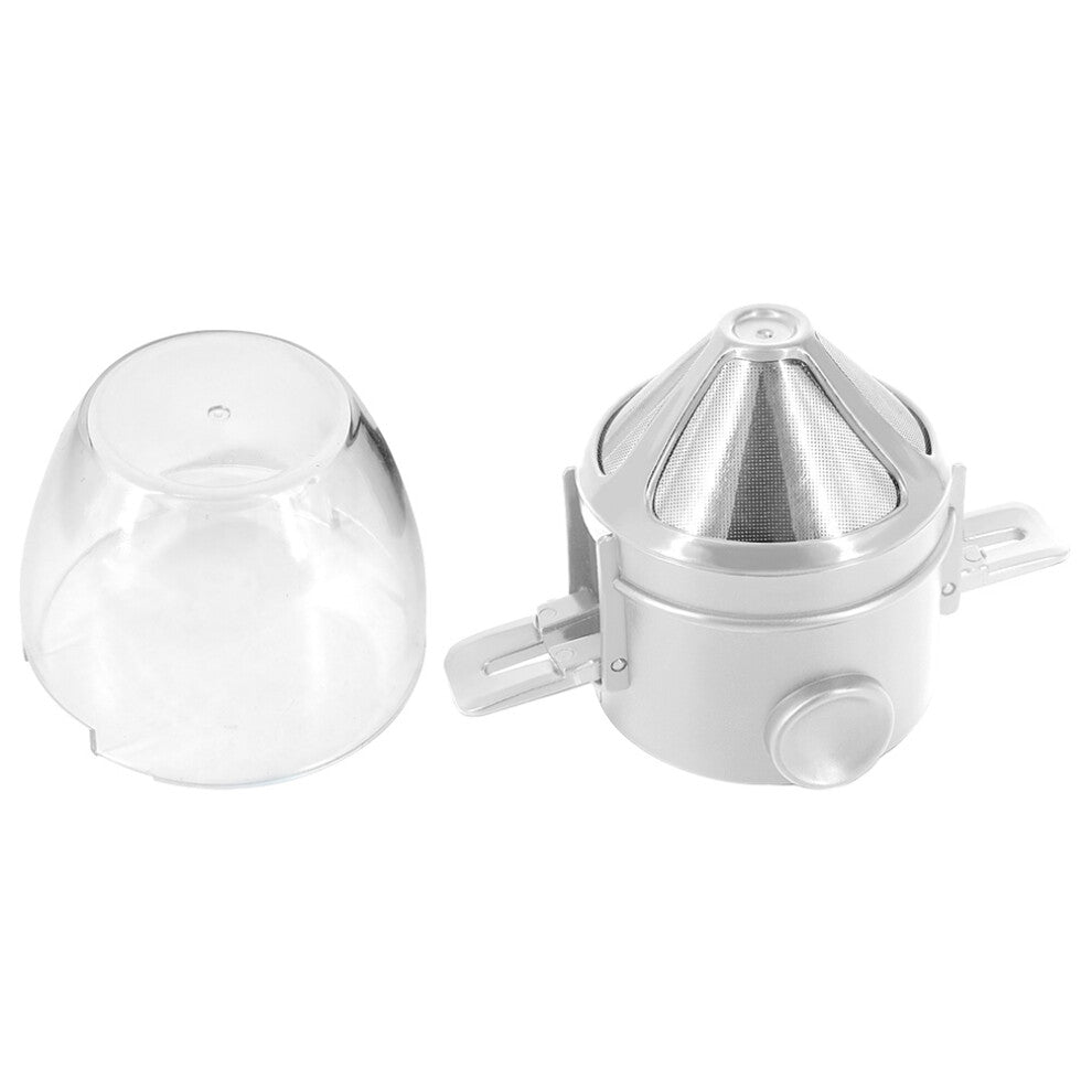 Hand Brewed Coffee Filter Easy Clean Abs Stainless Steel White