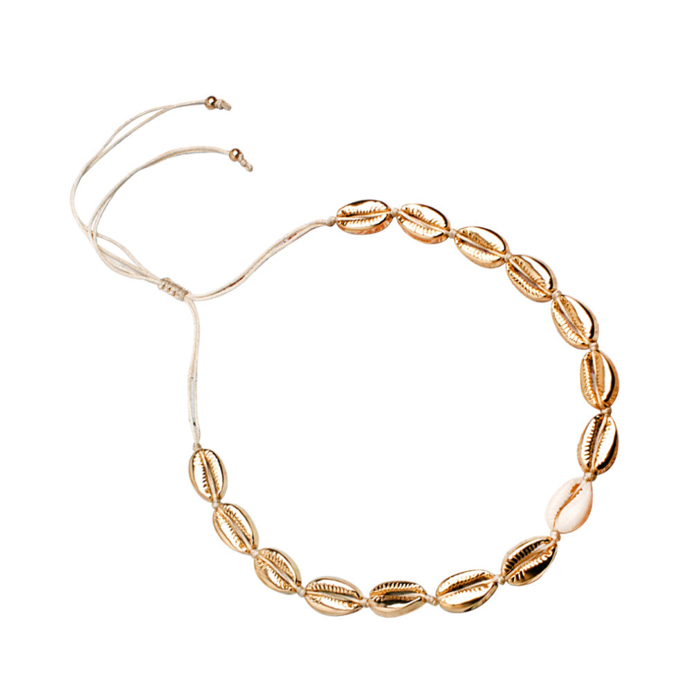 Jewellery Making Chain Chunky Bead Necklace Alloy Shell Hand-Made