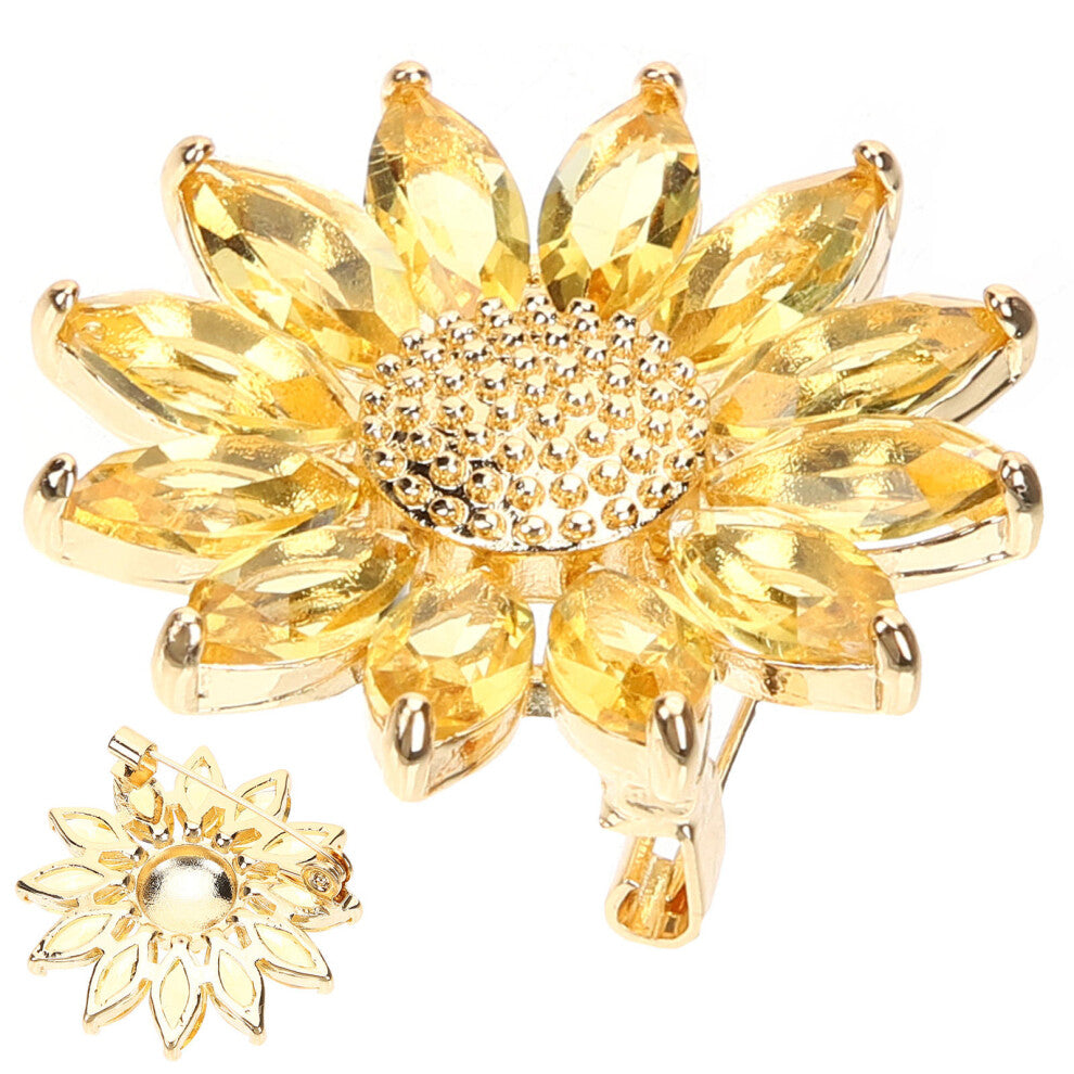 Daisy Pins Flower Brooches Elegant Charming 1pcs 1.3x1.3in