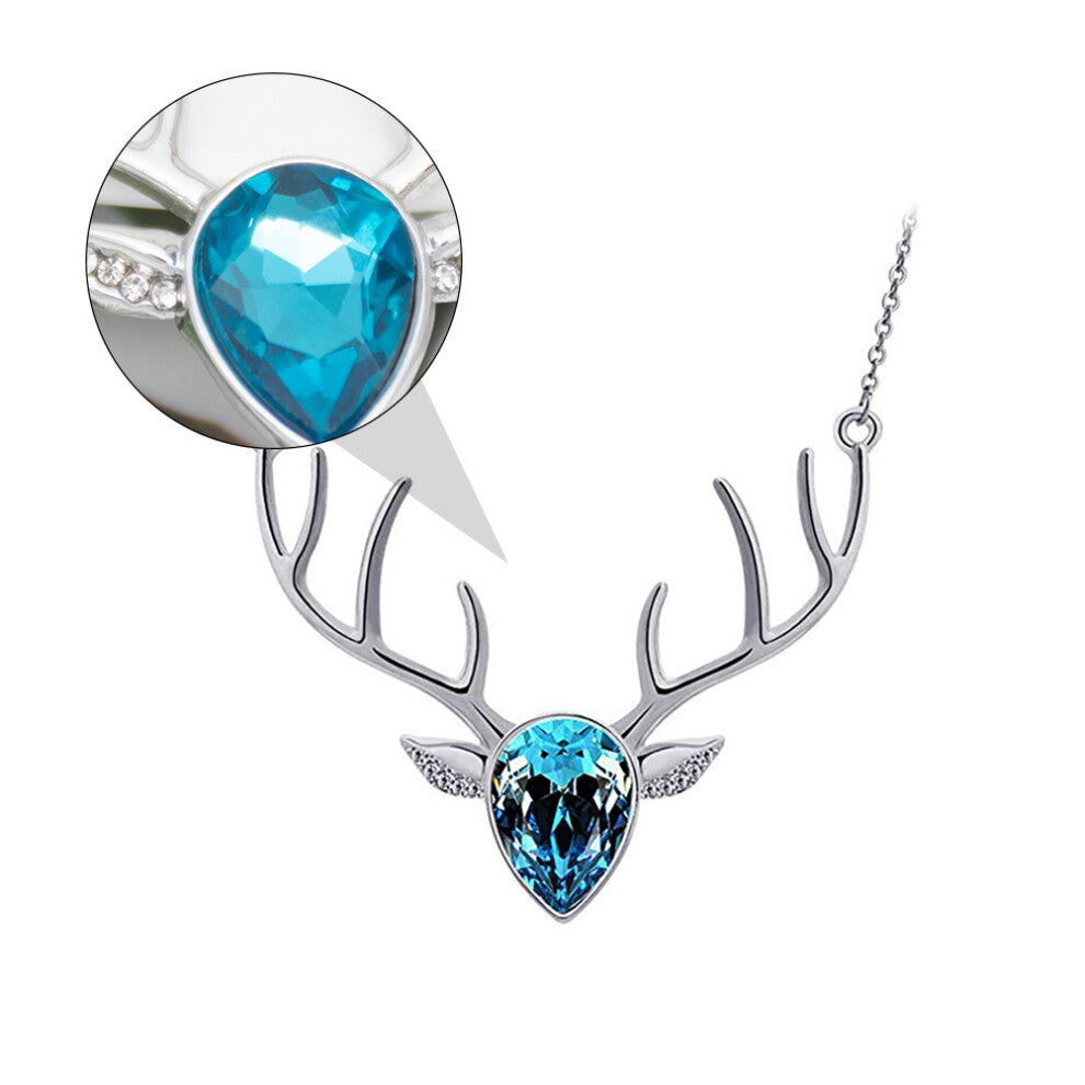 1pack Necklaces With Deer Charms Simple Design Women