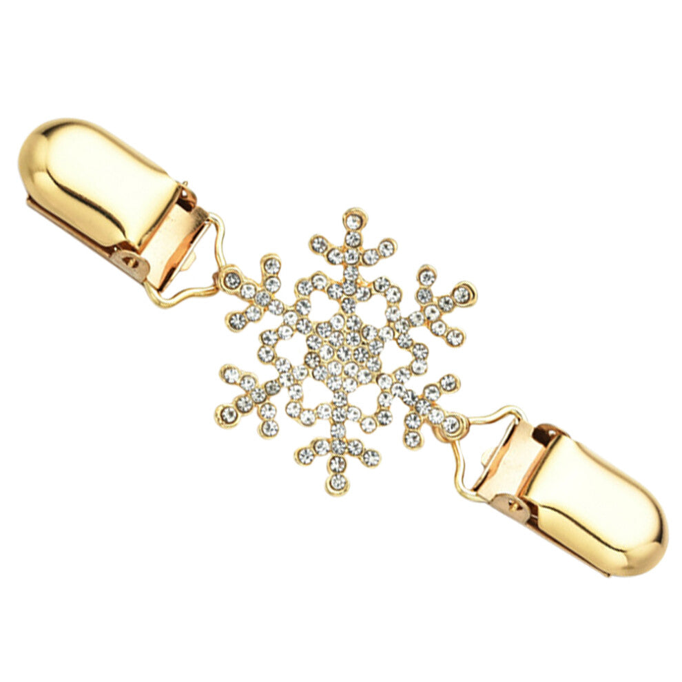 Cardigan Brooch Golden Alloy 1pack Formal Clothing Decoration