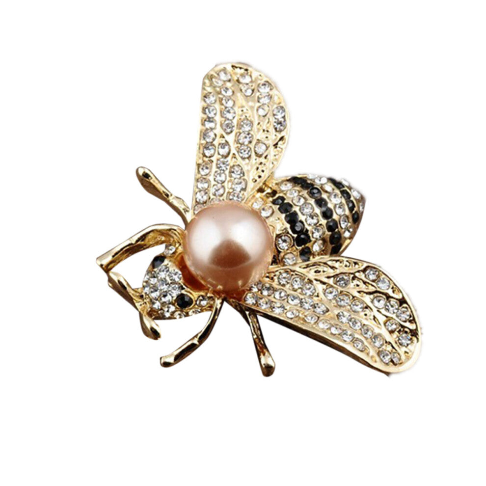 Bee Jewellery Alloy Brooch For Work Casual Wear 1pack