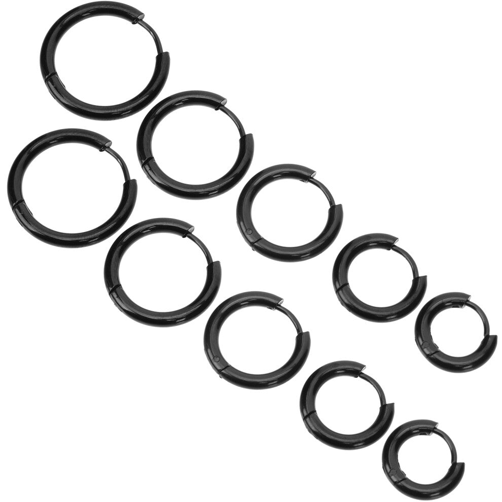 10 Pcs Hypoallergenic Earrings Women's Miss for Young Small Hoops