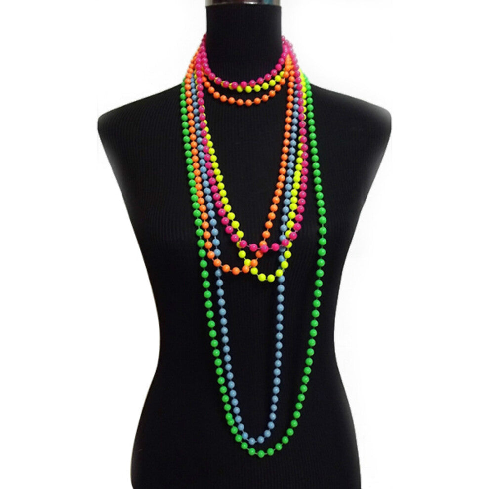 5 Pcs Costume Jewellery For Women Necklace Sparkly Beaded Neckalce