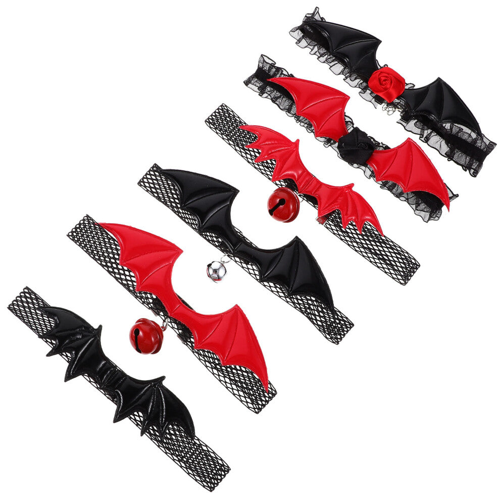 6 Pcs Rave Accessories Gothic Lace Choker Women'S Fashion