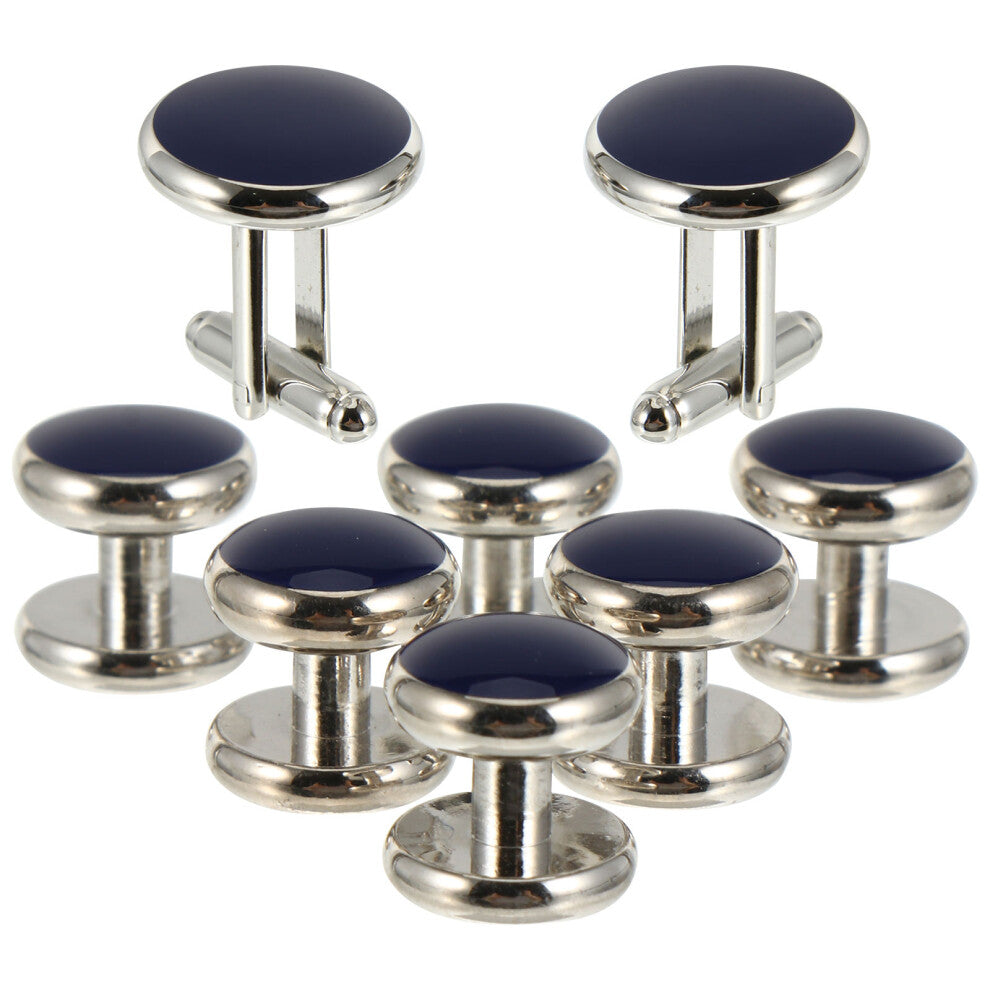 Shirt Cufflink Suit Bridegroom Man Mens Dress Shirts French Cufflinks