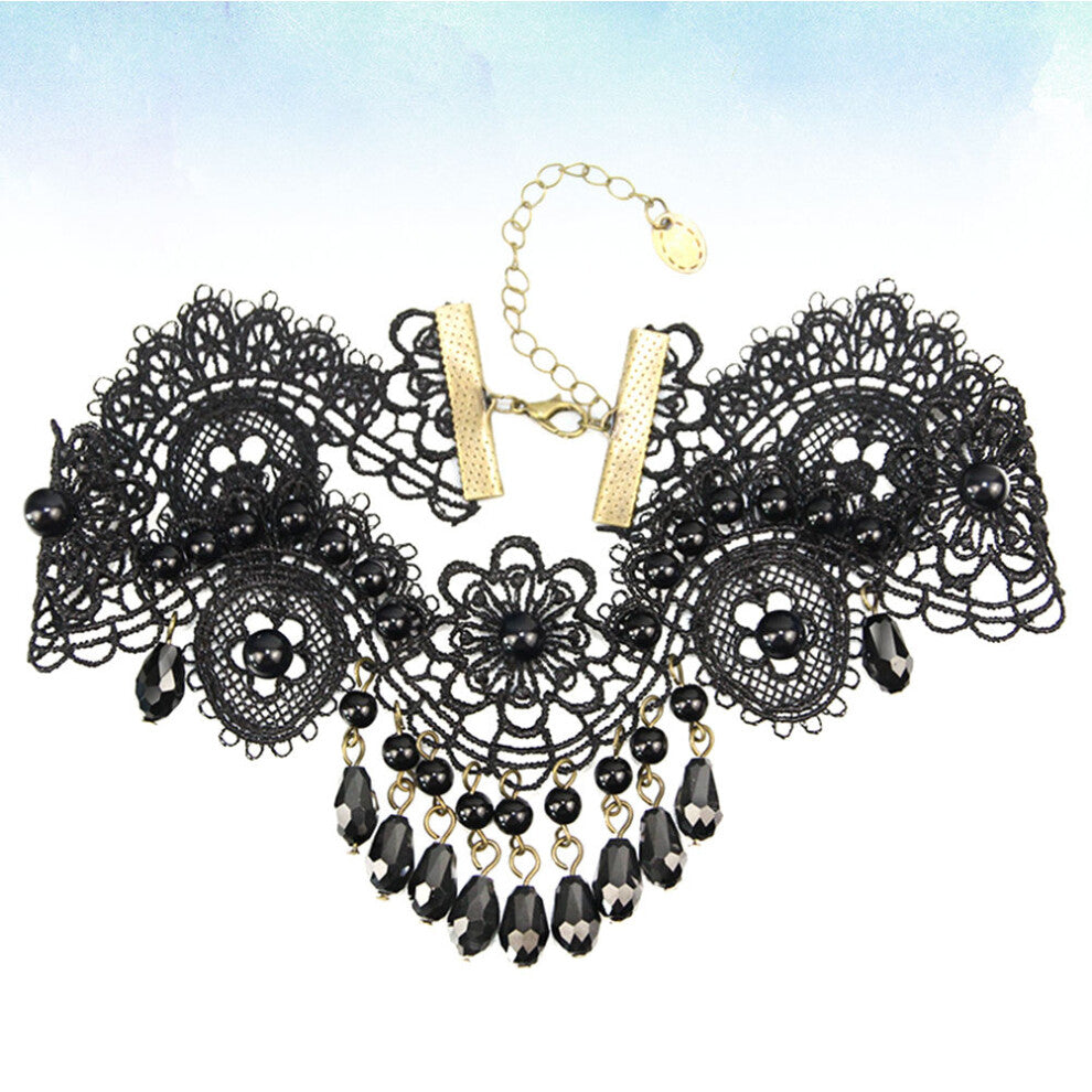 Black Necklace Women Choker Necklaces For Ladies Collarbone Chain