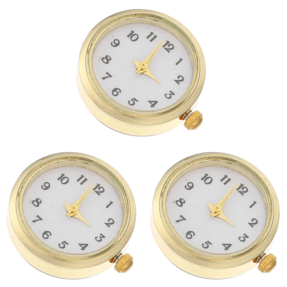 3pcs Diy Personalized Watch Casual Cloth Strap Watch Accessories