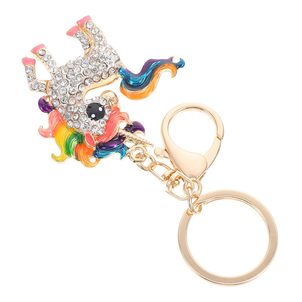 Unicorn Pendant Miss Keychain Backpack Decoration Handbag Charms