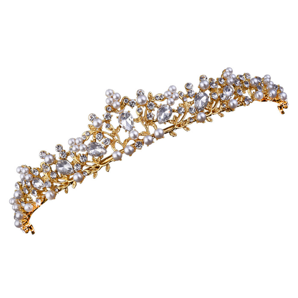 Bridal Headpiece Hair Accessories Pageant Crown Crystal Hairband
