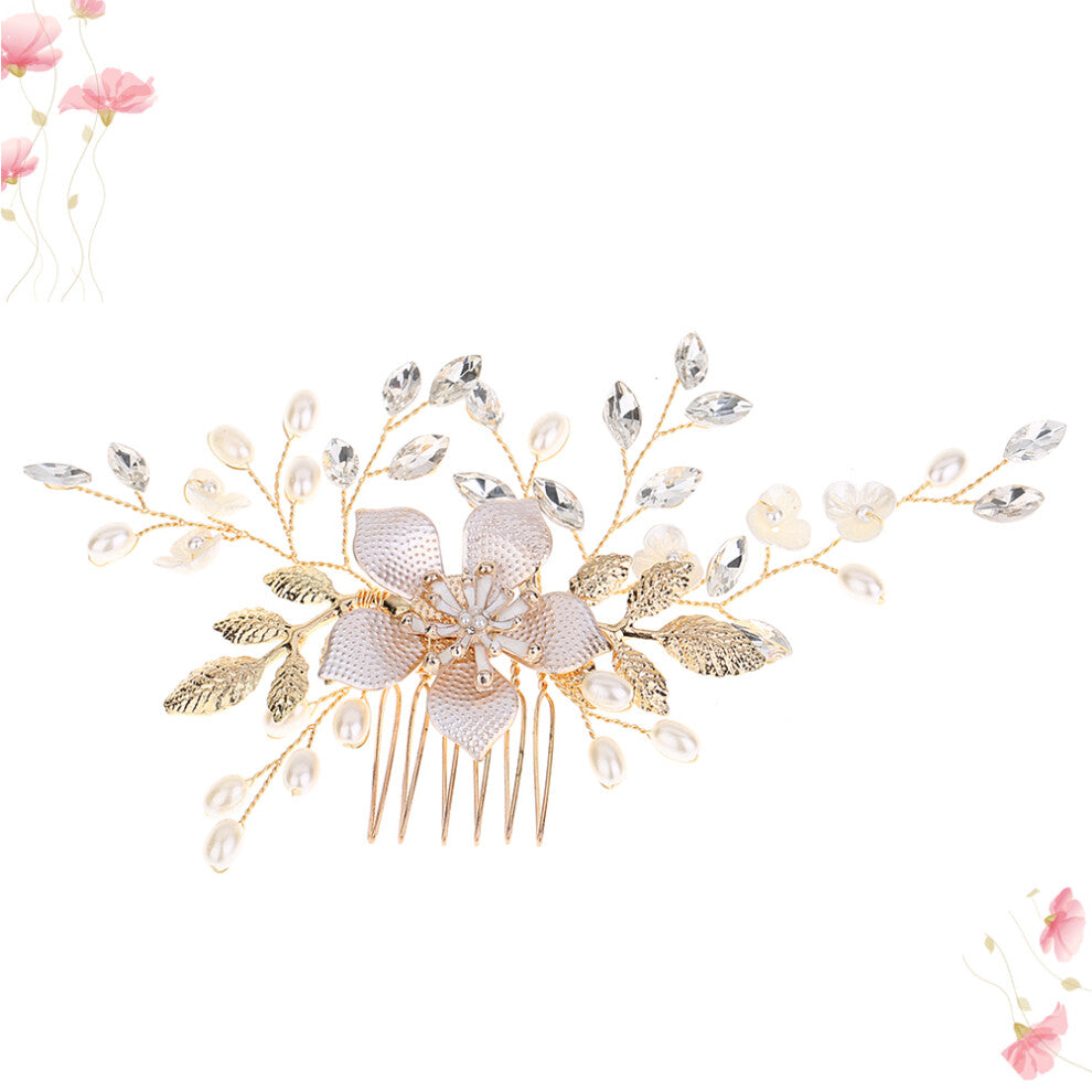Wedding Hair Accessories Comb Bridal Headwear Rhinestone For Bride