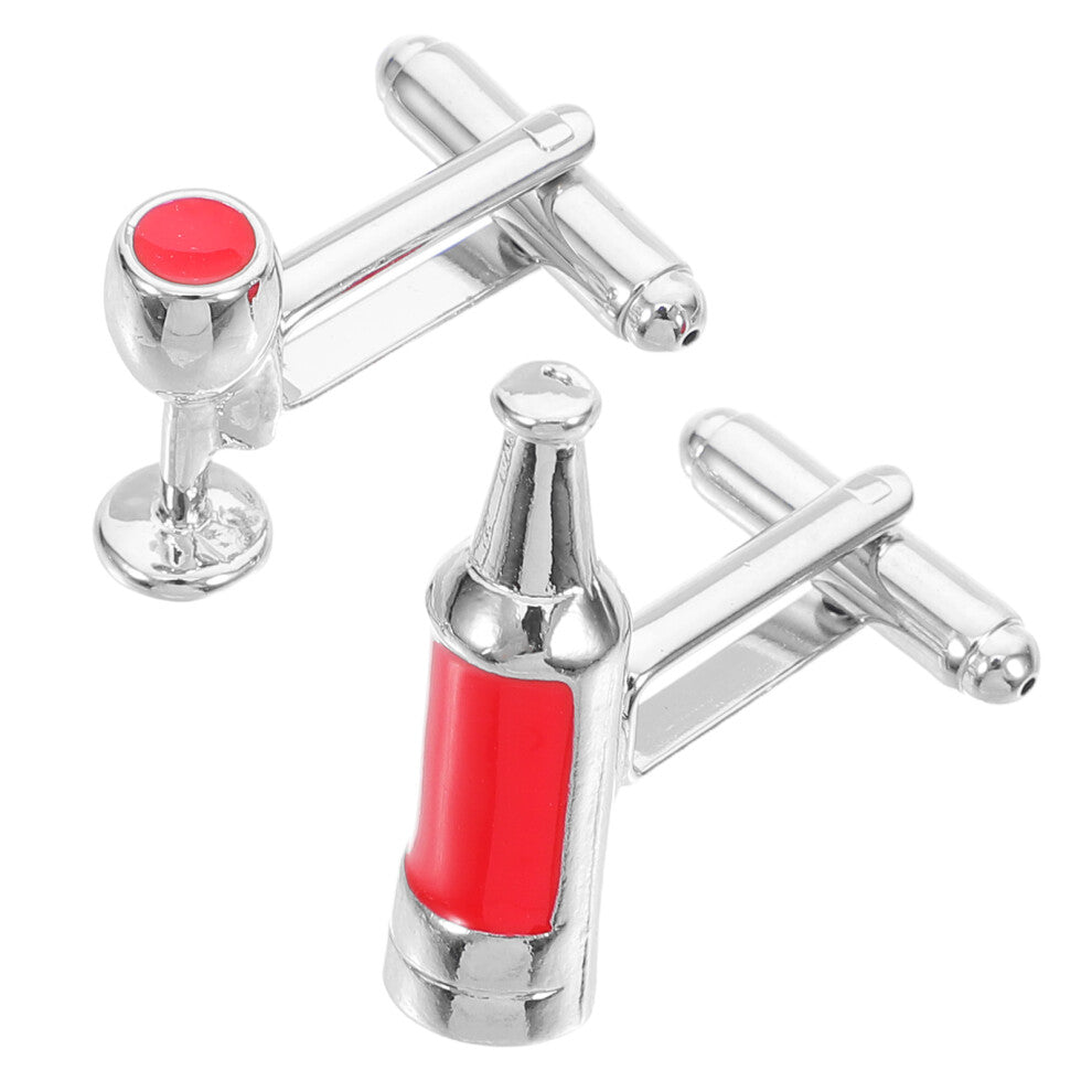 1 Pair Creative French Cuff Alloy Cuff Link Women Cloth Accessories