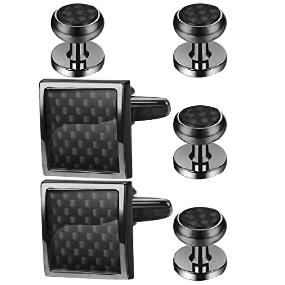 6 Pcs Cufflink Suit Tuxedo Buttons and Cufflinks Accessories Man