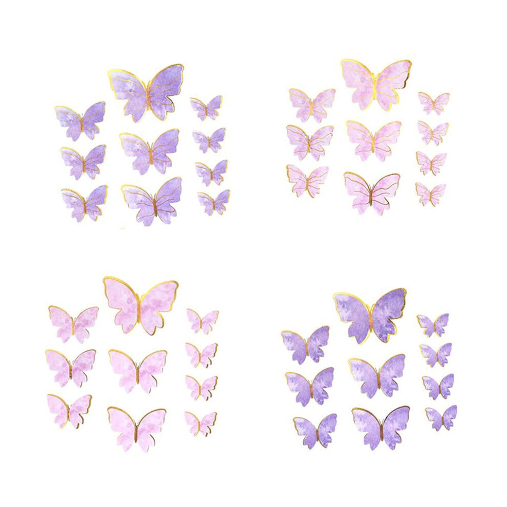 40 Pieces Cupcake Decoration Tools Animals-shaped Insert Decals Paper