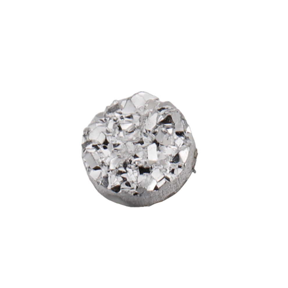 (Type 16) Earring Stud Smooth Surface Jewelry Accessories Party Fittings Crystal