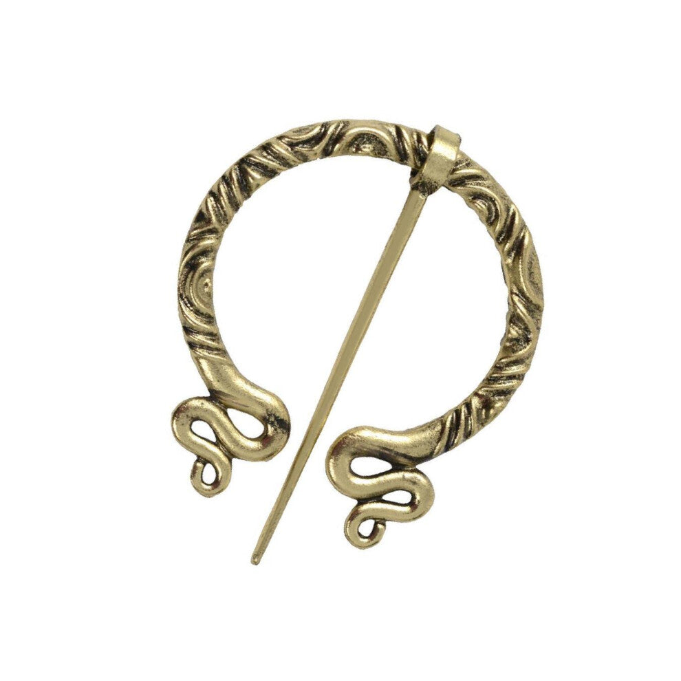 (Antique Copper Type 3, 66x56cm) Viking Norse Brooch Shawl Coat Scarf Pin Medieval Jewellery Unique and