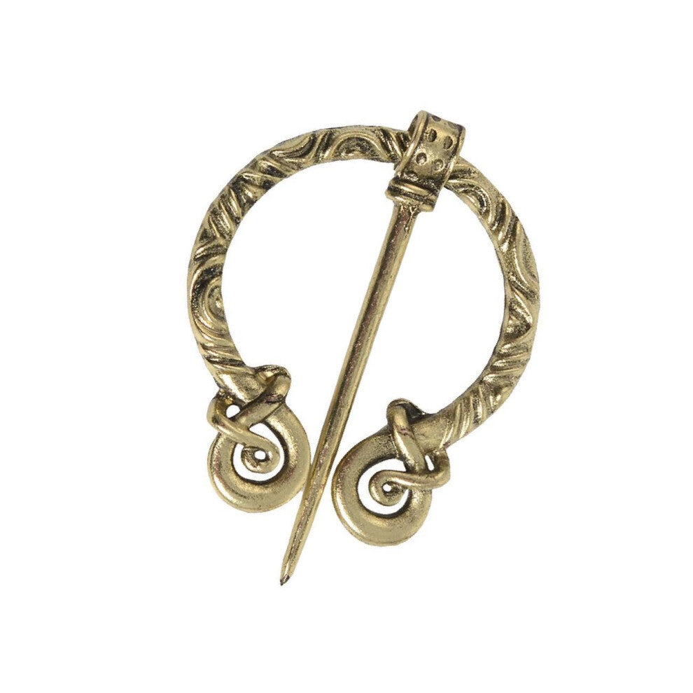 (Antique Copper Type 4, 66x56cm) Viking Norse Brooch Shawl Coat Scarf Pin Medieval Jewellery Unique and