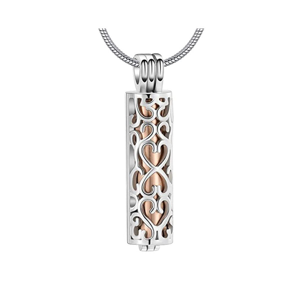 Durable Steel Pendant With Hollow Carved For Aromatherapy Charming