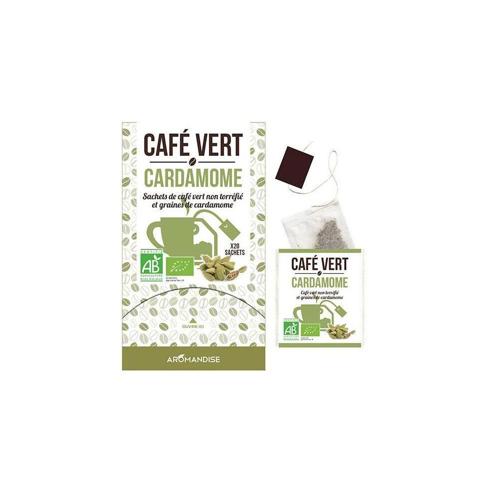Green Cardamom Coffee - 18 sachets