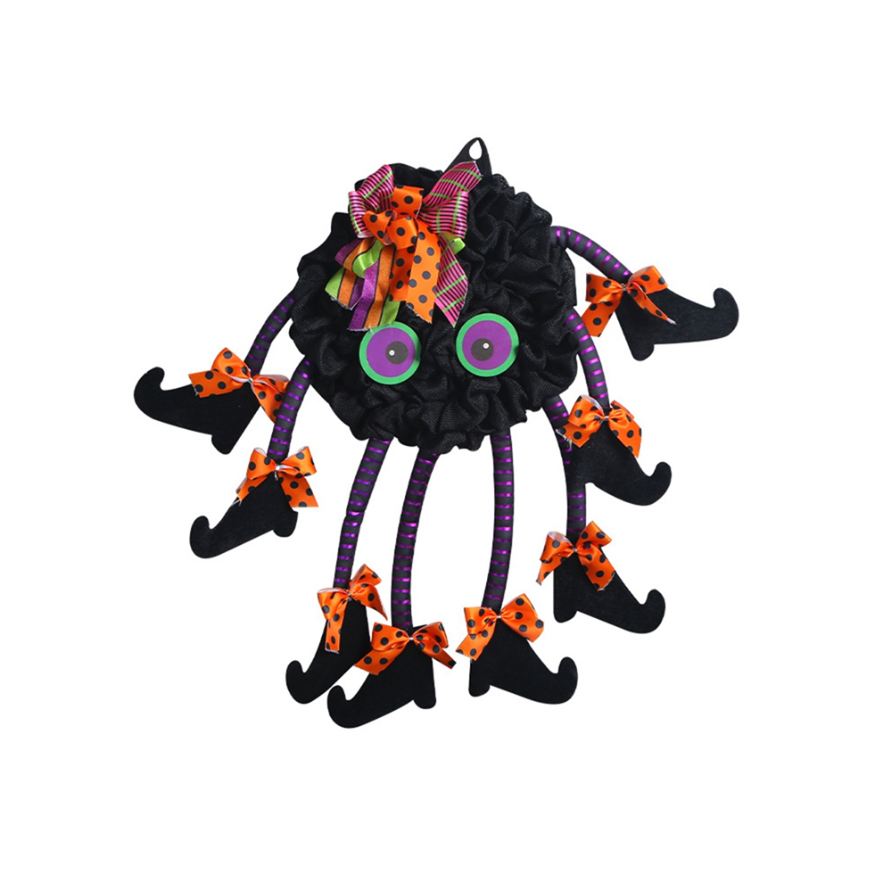Pandantiv de Halloween cu coroană de păianjen vrăjitoare cu mai multe picioare