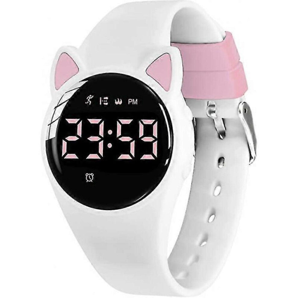2025 Christmas gift Kids Watch, Small Ear Watch for Girls, Digital Fitness Tracker with Alarm-Chronograph-Water Resistant