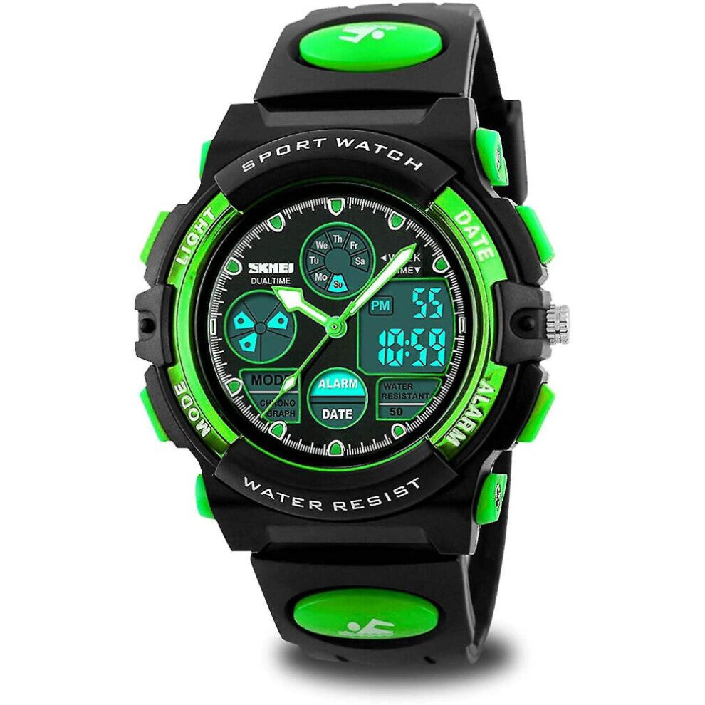 Kids Digital Sport Watch, Boys Girls Waterproof Sports Outdoor Watches Children Casual Electronic Analog Quartz